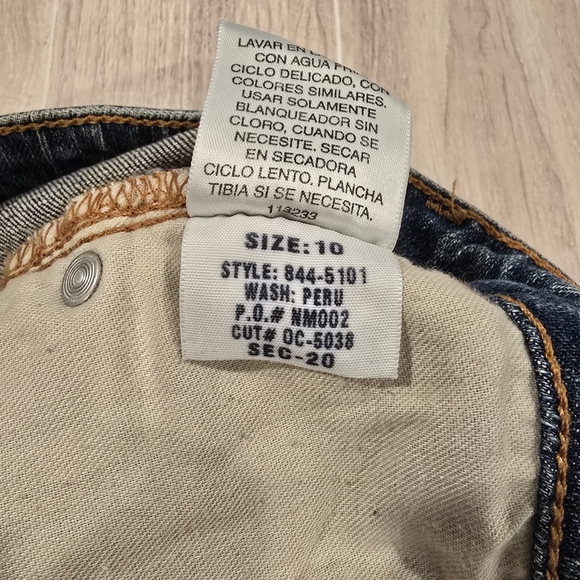 a.n.a. A New Approach Embroidered Floral Boho Womens Bootcut Jeans Size 10 Denim - Picture 11 of 14